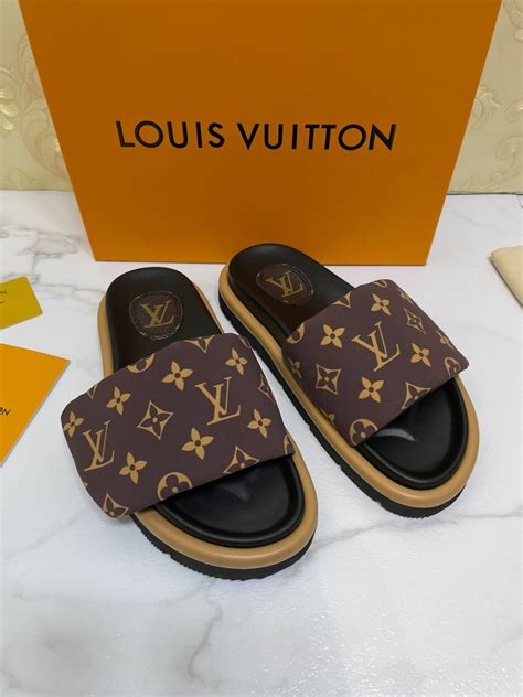 lv slippers for ladies|louis vuitton pillow sliders women.